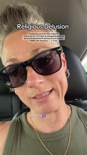 Religious delusion is normalized culturally. And once you leave, interacting with those still in the ‘bubble’ is so bizzare. Reclaiming yourself after religion? Check out my YouTube: @ strengthdiscovered for Sensual Embodiment Practices in Soft Spoken ASMR with Swearing 😉 🔗 in bio #religioustrauma #patrarchyproblems #exmormon #exmo #exchristian #ReclaimYourSelf #EmbodiedHealing #strengthdiscovered