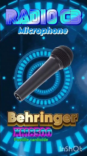 Micro BEHRINGER XM8500 idéal Radio icom yaesu kenwood crt president ...+ equalizer UR6QW cibi cb
