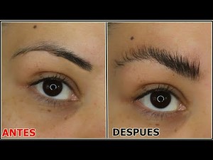 COMO PLANCHARSE LAS CEJAS, (EN CASA) | PLANCHADO DE CEJAS PASO A PASO | LAMINADO DE CEJAS EN CASA
