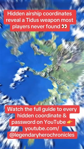 Legendaryherochronicles on Instagram: "There’s a hidden coordinate on the airship in Final Fantasy X that gives Tidus a weapon — not the strongest, but one that’s easy to miss. This clip is from my full YouTube video where I cover every hidden coordinate and password location in the game. 🎮 Watch the full breakdown and unlock them all: youtube.com/@legendaryherochronicles Subscribe for more Final Fantasy tips, secrets, and guides! Final Fantasy X, Final Fantasy 10, FFX secrets, FFX hidde