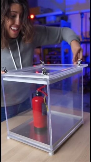 How is that possible? How does a vacuum robot explode a fire extinguisher?