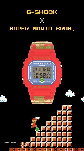 313K views · 1.1K reactions | G-SHOCK will present DW-5600SMB with world famous video game ‘SUPER MARIO BROTHERS’ design. #casio #Nintendo #gshock #DW5600SMB #SUPERMARIOBROTHERS | CASIO G-SHOCK | Facebook