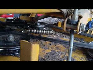 Hustler Raptor drive belt install made easy