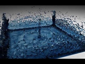 RealFlow 5 Mesh Test ( Low Res Simulation, slow motion, 331019 Particles )