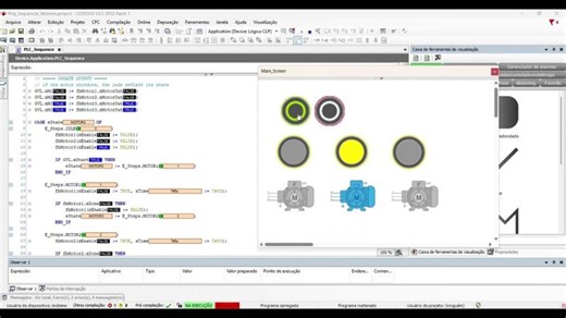 Automatic Motor Sequencing System with CODESYS 3.5 | FSM HMI Implementation | Jordan Willian