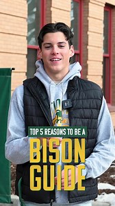 10K views · 48 reactions | Want to be the reason future Bison choose NDSU? Become a Bison Guide! 怜  Make connections on and off campus  Build leadership and resume skills  Learn more about campus  Gain valuable volunteer experience  Enjoy free meals and NDSU swag Lead the next generation of Bison and apply today at: t.ly/xhAyC #NDSU | North Dakota State University | Facebook