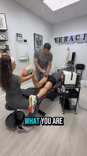 Hamstring tendinosis treatment 💥 Shockwave = healing, recovery, relief 💙 #HamstringInjury #ShockwaveTherapy #SportsInjury #ChiropracticCare #AthleteHealth #PainRelief | Veracity Soft Tissue and Spine