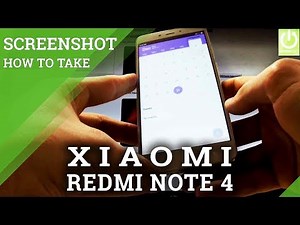 How to Taks Screenshot on XIAOMI Redmi Note 4 - Screenshot Tutorial