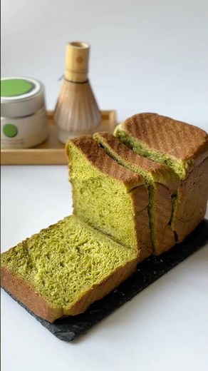 Matcha Shokupan | The fluffiest homemade bread recipe!