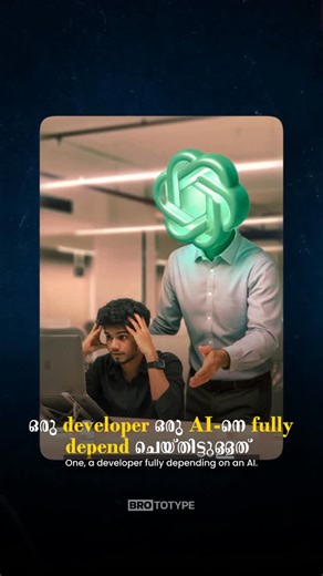 Brototype Malayalam on Instagram: "ChatGPT use ആക്കുന്നവർ ശ്രദ്ധിക്കുക 👀🫵 Meet Abdul Rahman placed as a Software Developer from Brocamp! | To know more about Brocamp, visit www.brototype.com or call 7034395811"