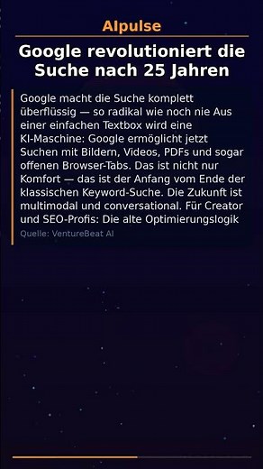 Google revolutioniert die Suche nach 25 Jahren