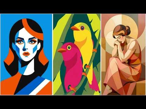 Abstract Modern Face Art | Bold Contemporary Portrait Ideas for Creative Expression