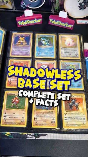 Everything you NEVER KNEW about the first Pokemon card set ever released: Shadowless Base Set!