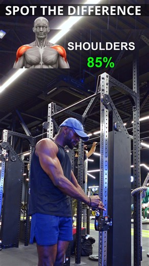 STOP Doing Cable Lateral Raises Wrong (Spot the Difference) #fitness #shorts