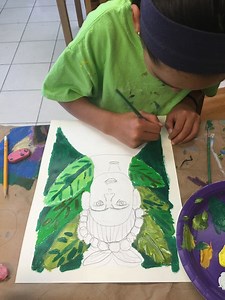 Drawing and Painting Class for Kids at Express Yourself Studios