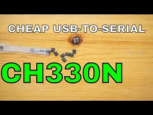 CH330N, USB-to-Serial IC for DIY projects, Arduino compatible
