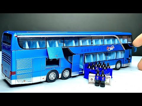 Unboxing Proswon Double Decker Most Realistic Diecast Model Bus 🚎