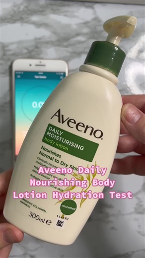 Aveeno Daily Nourishing Body Lotion Hydration Test Review