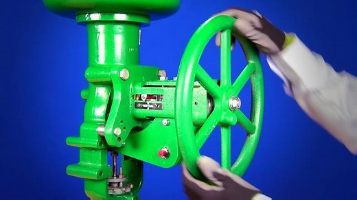 Fisher Valve Handwheel Operation - Control Valves - Emerson Video Library
