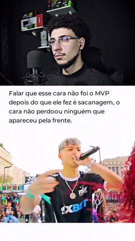 Simplesmente Apollo. A katana que corta cimento. 🔥 Sinceramente, respeito total ao Jotapê por ter ganhado a premiação de MVP, porque o que ele fez realmente foi inegável. Mas, olhando para o impacto que foi gerado, eu acredito que o Apollo deveria ser o real MVP da BDA 10 Anos. Porque o moleque foi diferente, arrancou muito grito da plateia e só trouxe fatality em cima dos adversários. E, querendo ou não, é difícil ignorar uma performance dessas. O Apollo simplesmente deixou a marca dele nessa