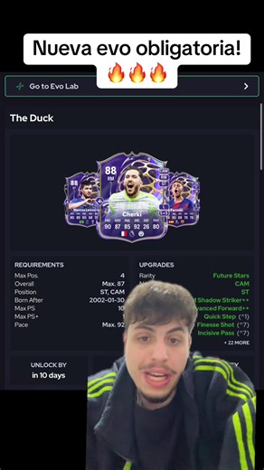 Nueva evo obligatoria en FIFA Ultimate Team