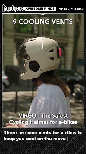 This Helmet Offers Breathable Full-Face Protection for Urban and E-Riders.