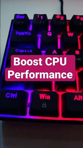 Boost CPU Performance in any PC Game