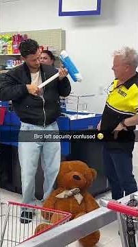 Shoplifting prank gone wrong 😂