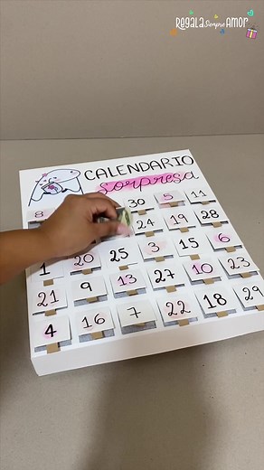 Calendario Sorpresa: Ideas, Tutorial y Personalización | Regala Siempre Amor