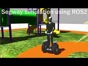 Segway simulation in Gazebo using ROS2