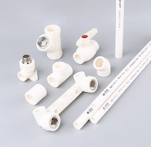 [Hot Item] Zhongxin Factory PPR Pipe Fittings PPR Ball Valve Socket Union and Elbow Tee DN20-DN63