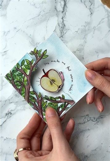 Inspiring DIY Apple-Themed Card Design Ideas