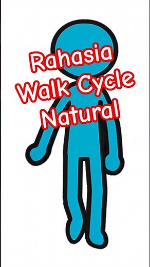 The Secret of Natural Footsteps in Opentoonz (Walk Cycle Tutorial) #animation