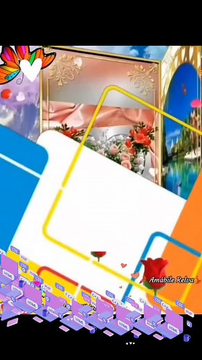 Colorful Butterfly Animation for Relaxation