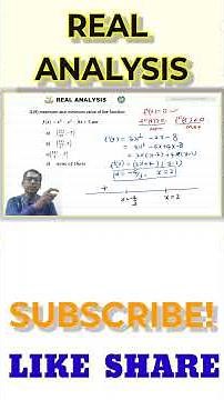19 maxima and minima | maximum and minimum value of the function f(x)=x^3-x^2-8x+5 are
