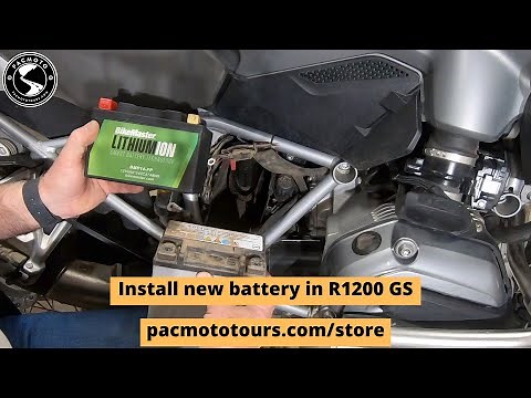 Install Battery in R1200GS