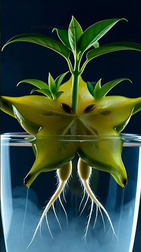 Star Fruit Seed Growth Timelapse ⭐ | GrowVista Time-lapse #StarFruit #Timelapse #plantgrowth