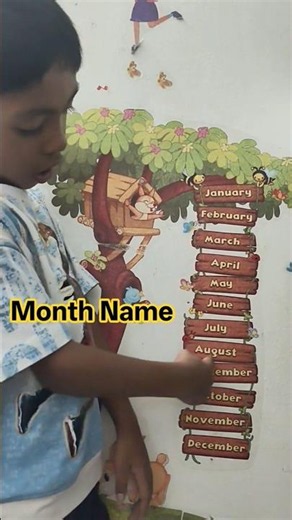 learn Month Name In English#shorts @joshusworld1438