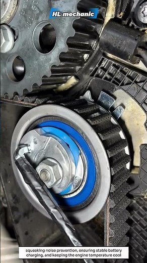 Timing belt tensioner pulley #timing #tensioner #pulley #mechaniclife