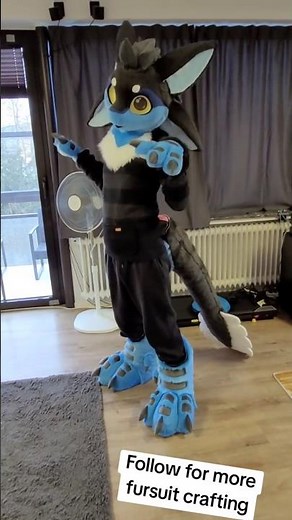 How I made avali feet paws #fursuit #fursuitmaker #furry