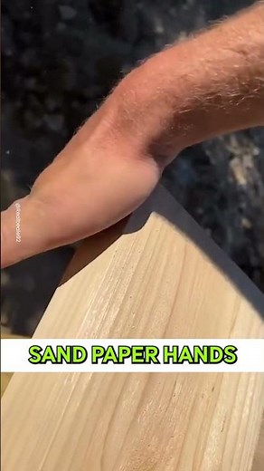 Man Has Hands As Rough As Sandpaper 😲