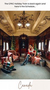 🚂 Say XMAS TRAIN to get the full schedule with addresses (Canada wide) The CPKC Holiday Train is back starting tomorrow, Nov 19th and will be driving across Canada and making stops with live performances till Dec 21st, when it finishes in Port Coquitlam, BC! This is such a fun event and attending it is completely FREE. You don’t want to miss these free shows and your chance to get a peek at the festive & colorful holiday train yourself. For the full Canada wide schedule, including addresses and