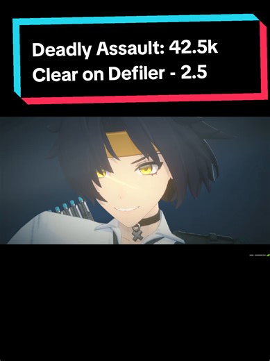 I love me some Defiler. A cooked first stun some how translated into my highest score yet lmao. It be like that. #showcase #zzz #zenlesszonezero #harumasa