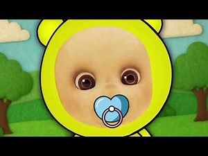 Teletubbies Peekaboo Heads — 10-Minute Loop with Upbeat Music (Colorful Animated Backgrounds)