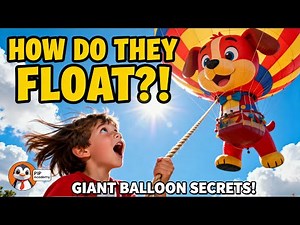 How Do Parade Balloons Float? | Helium Science for Kids | Educational Video