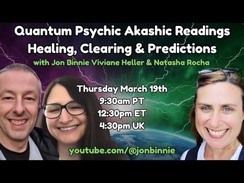 LIVE 🔮 Quantum Psychic Akashic Readings | Healing & Clearings Natasha Rocha Viviane & Jon