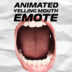 ANIMATED Yelling Mouth • Emote • Instant Download - Etsy UK