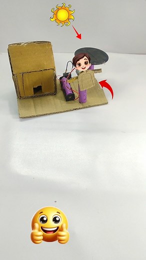 Solar energy working model science project for science exhibition #shorts #viral