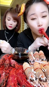202K views · 2K reactions | Food ASMR - Yummy Eating Raw shrimp with sauce - Pork fat belly - Meat ball - meat grilled and cake with family | Food ASMR | Facebook