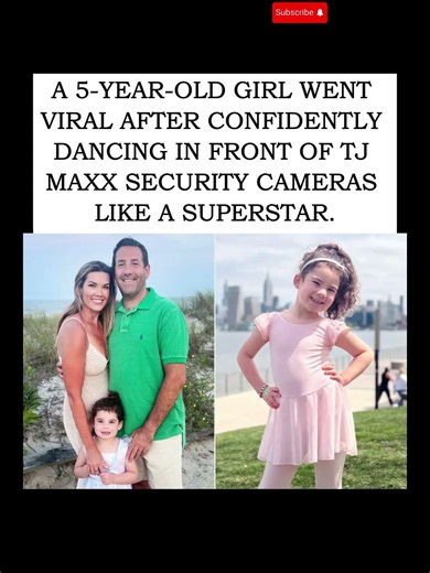 😂🛍️ Little Girl Goes Viral Dancing on TJ Maxx Security Camera 💃📹 #viraltiktok #funnykids